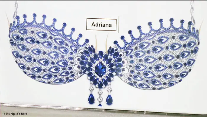 Blue Sapphire Fantasy Bra for Victoria's Secret by Mouawad