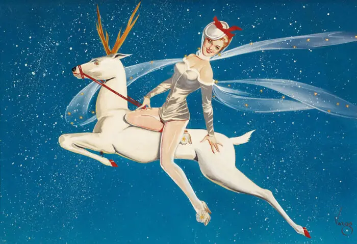 Alberto Vargas christmas pin-ups