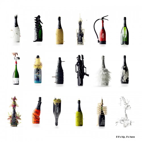 Zarb champagne bottle designs
