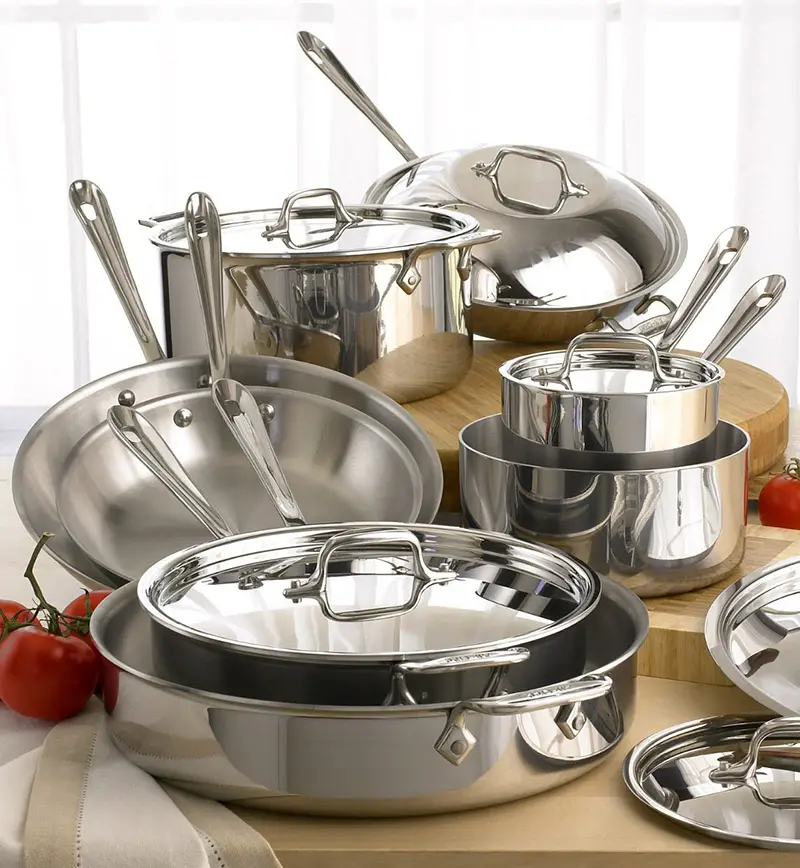 all clad stainless steel cookware
