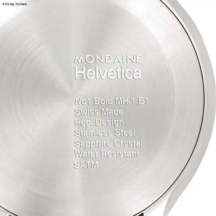 helvetica watches by mondaine