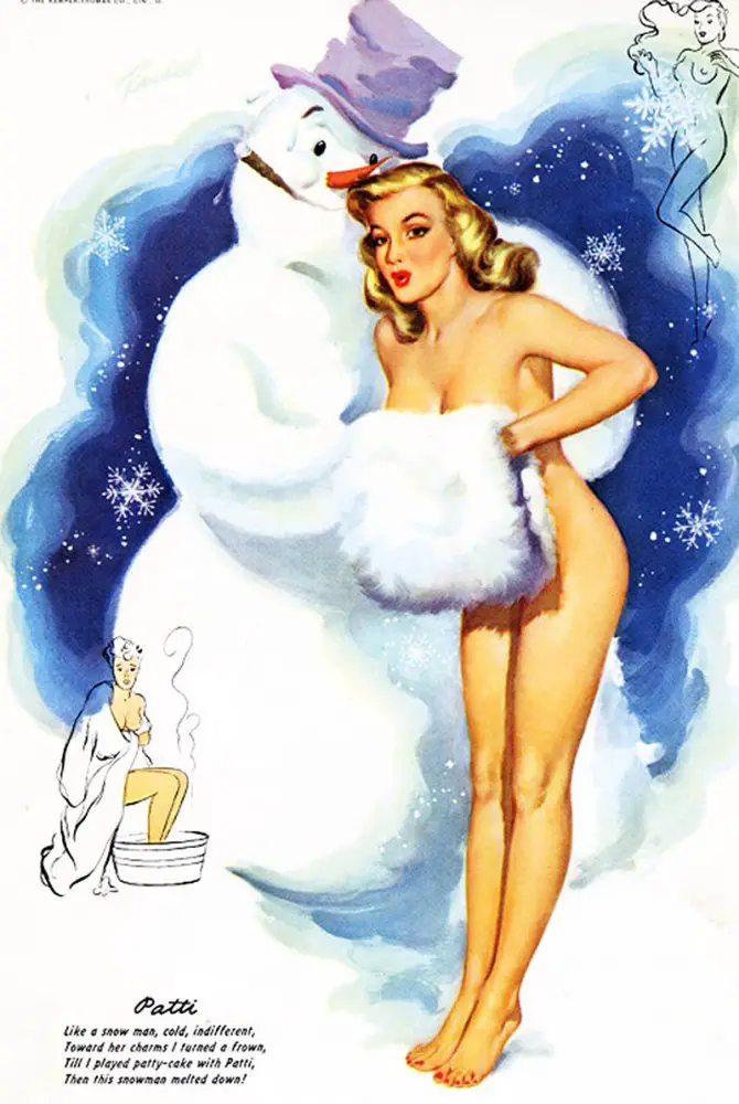 Bill Randall Christmas Pinups