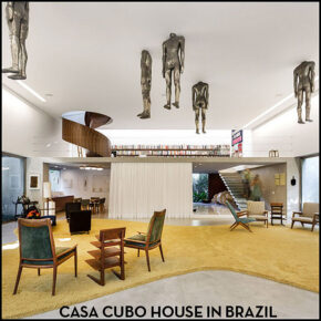 A Modern Cube Home in Brazil Is The Perfect Showcase For Contemporary Art