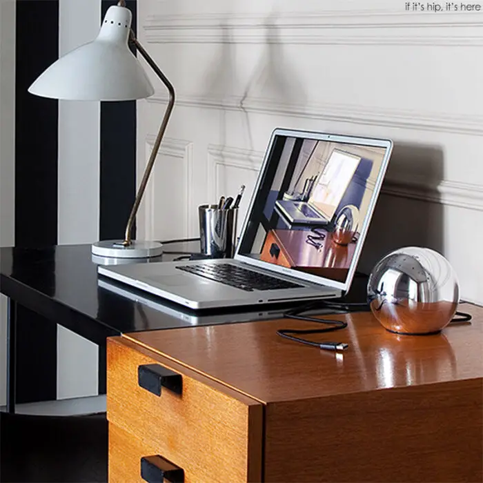 christofle sphere on desk IIHIH