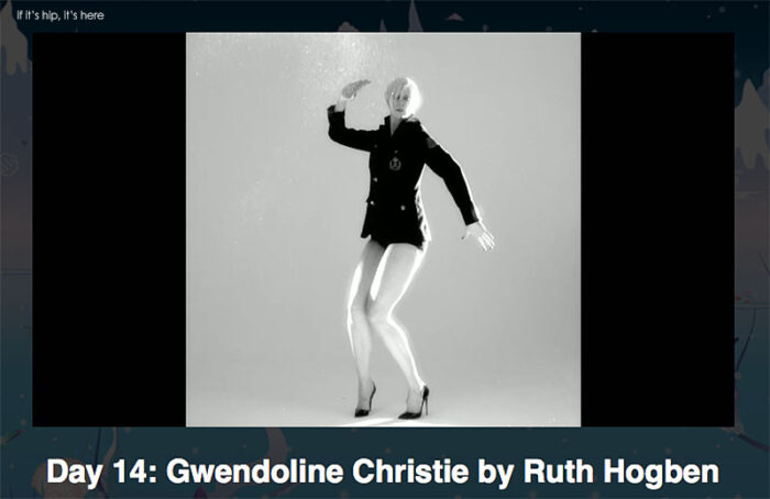 day14 Gwendoline Christie by Ruth Hogben:
