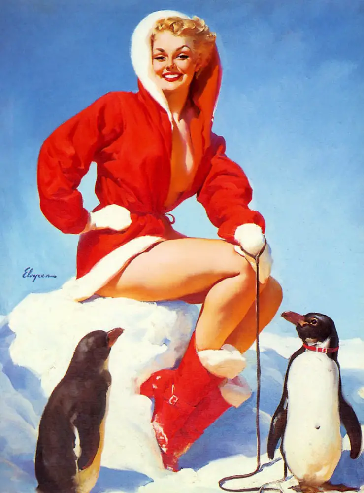 Classic Christmas Pin-Ups