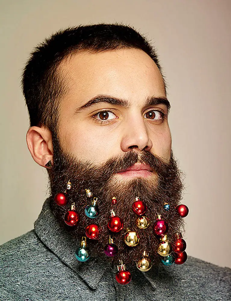 Beard Baubles For Festive Facial Hair