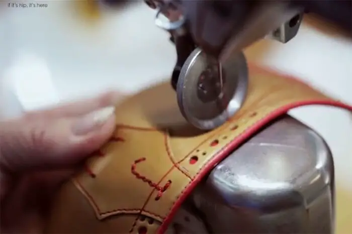 cobbler making oxfords