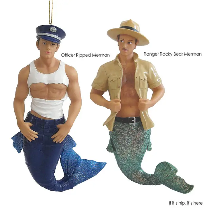 officer and ranger gay christmas ornaments