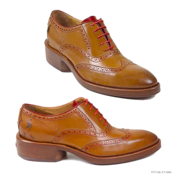 johnnie walker red brogue oxfords