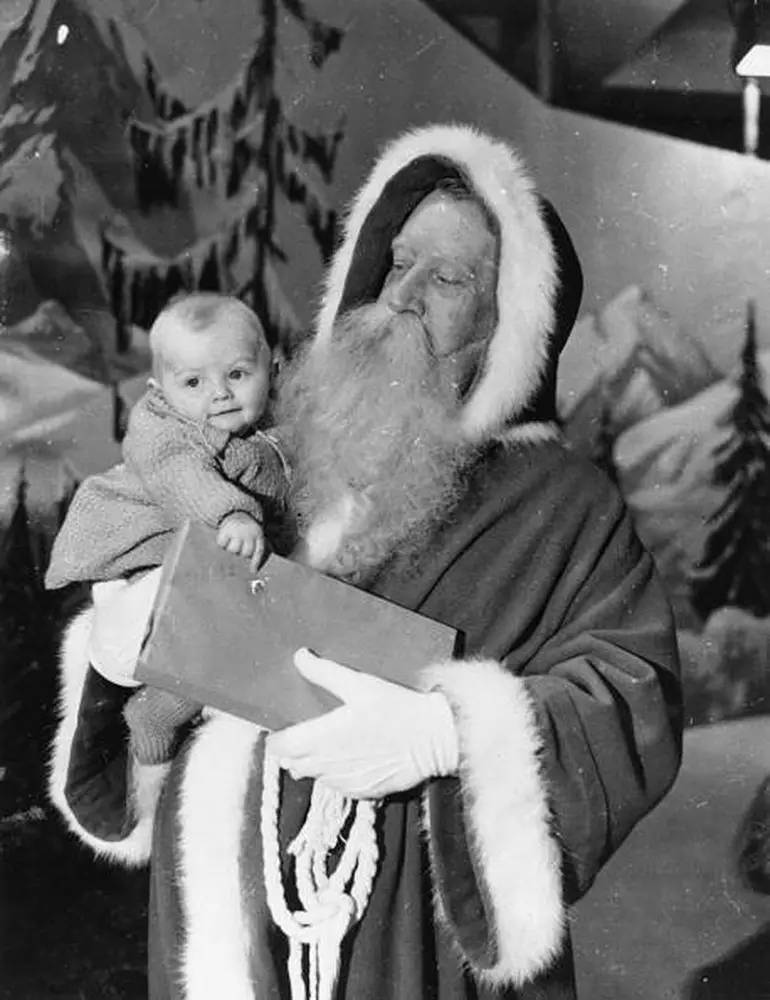 Santa And Friend, 1938