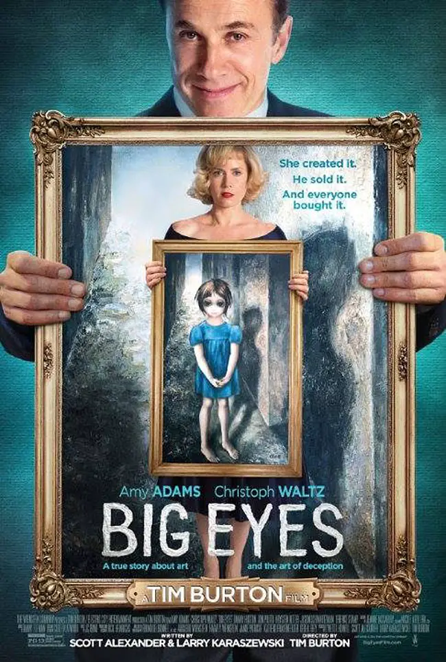 the exclusive new international Big Eyes poster