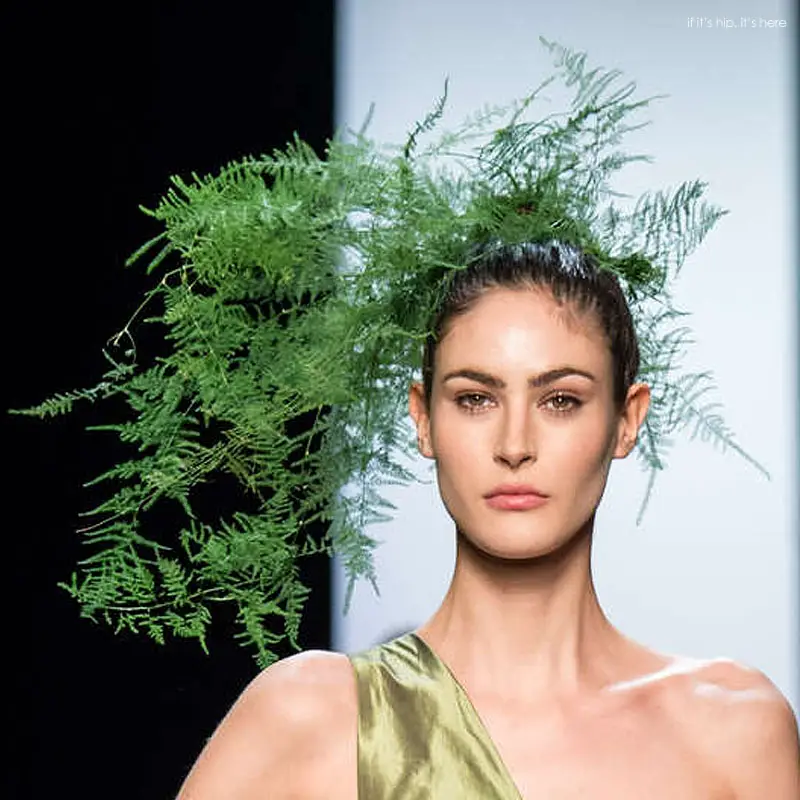 Foliage headband Jean Paul Gaultier 2015 Couture