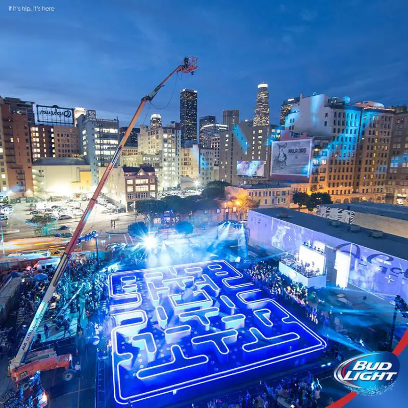  Real Life Pac Man Game for Bud Light