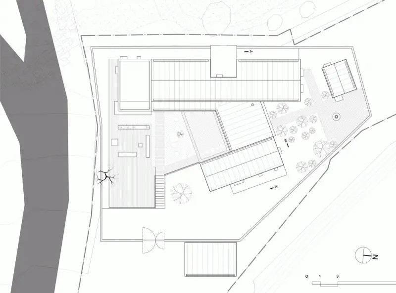 ssangdalri house roof plan IIHIH