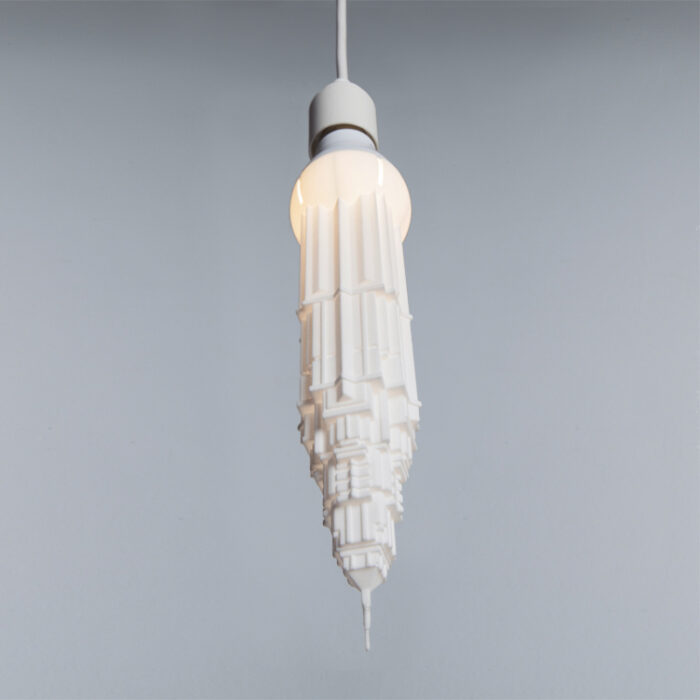 3D printed pendant light 