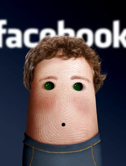 zuckerburg finger portrait