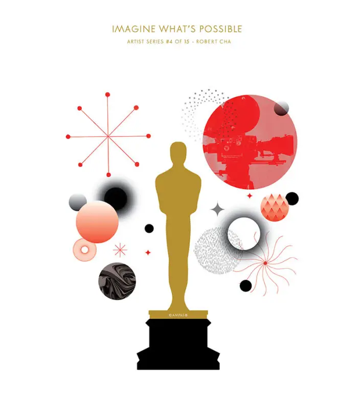 Oscar poster Designed by Robert Cha 