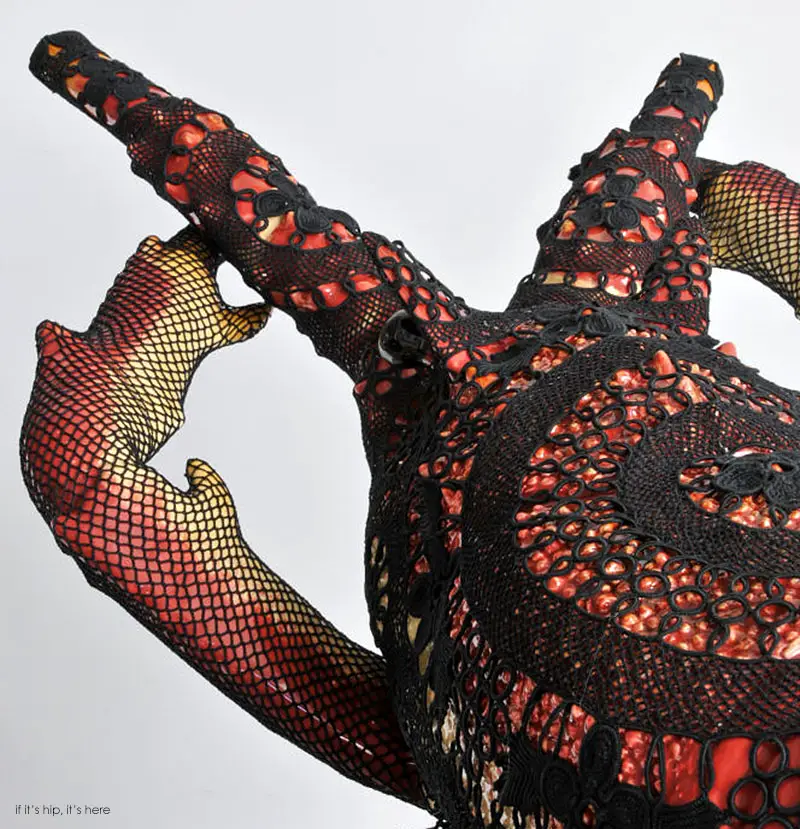 Crochet Covered Ceramic Animals