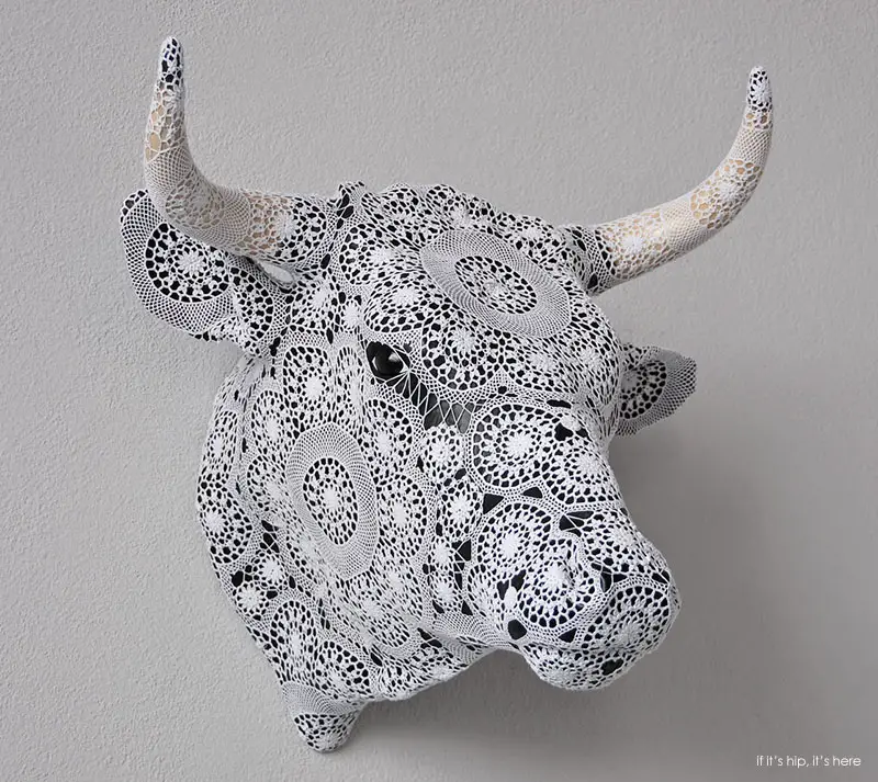 Joana Vasconcelos Crochet Covered Ceramic Animals