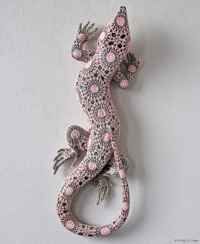 JV Crochet Covered Ceramic Animals