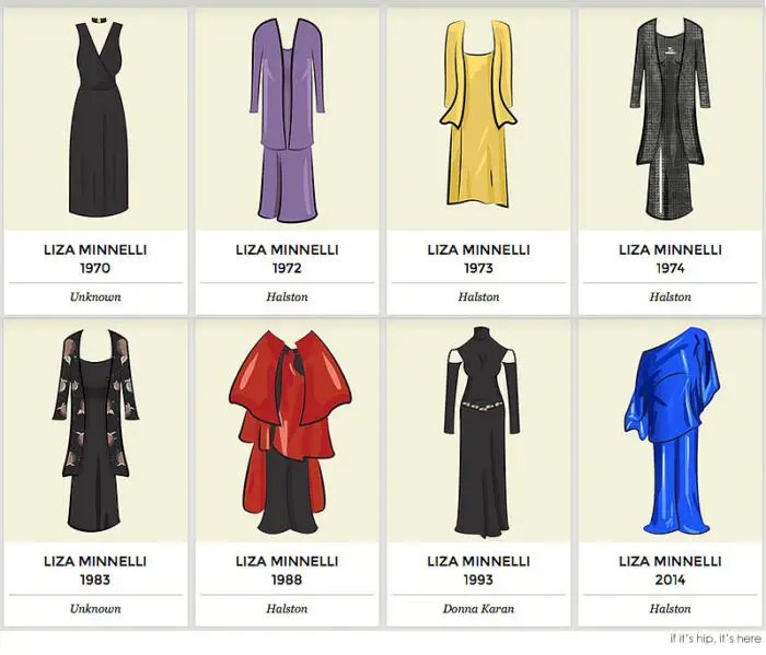 Liza Minelli oscar dresses IIHIH