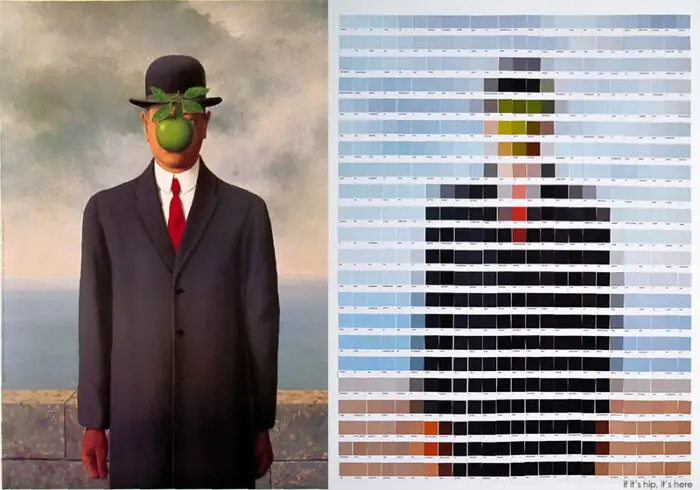 Magritte son of man side by side nick smith IIHIH
