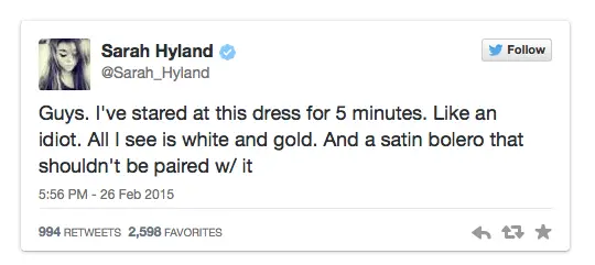 tweets about #THEDRESS