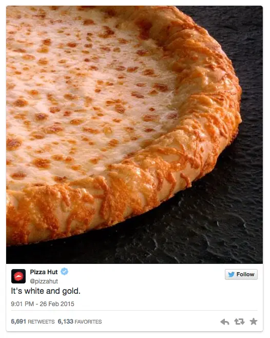 Pizza Hut tweet response