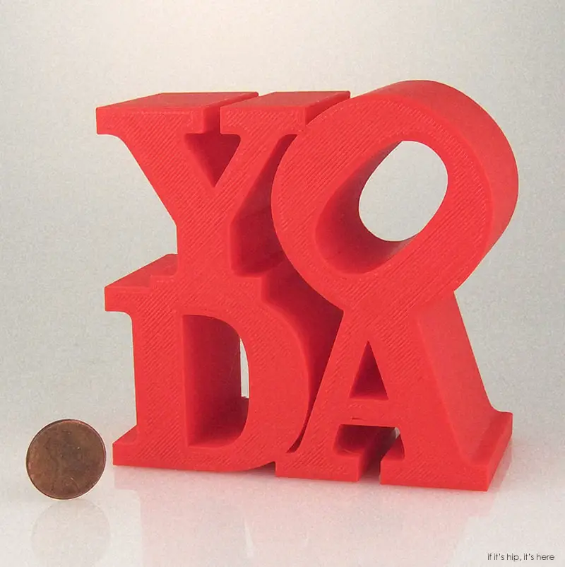 Yoda a la robert Indiana