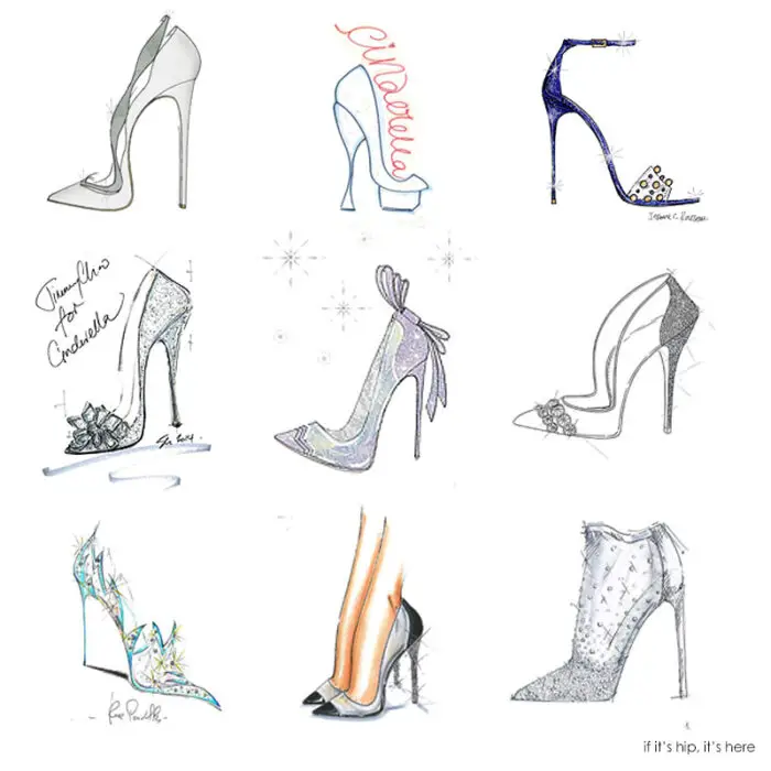 cinderella glass slipper shoe designs IIHIH