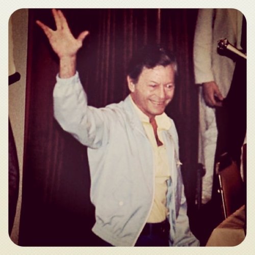 deforrest kelley vulcan salute