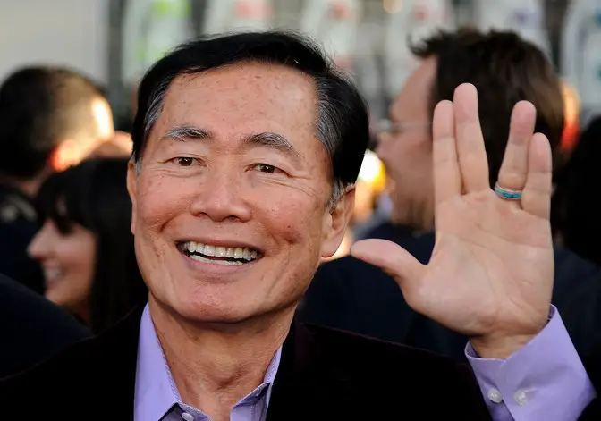 Premiere Of Paramount's "Star Trek" - George takei Tribute To Leonard Nimoy