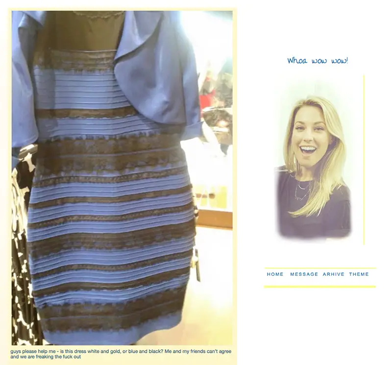 the dress original tumblr post