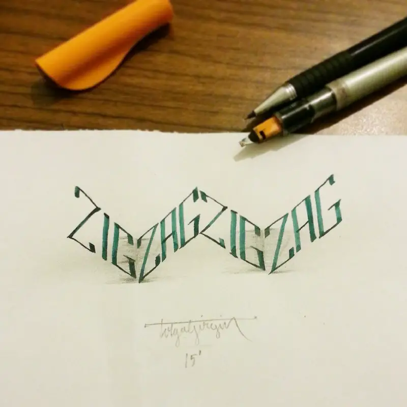 hand lettering