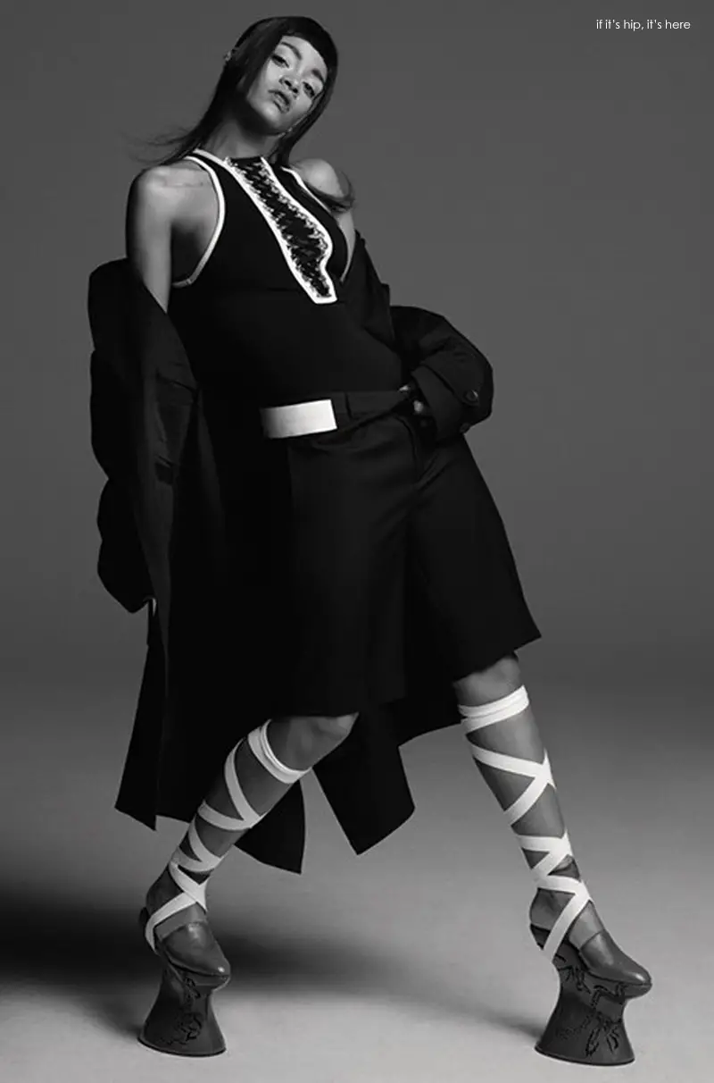 Rihanna fashion editorial