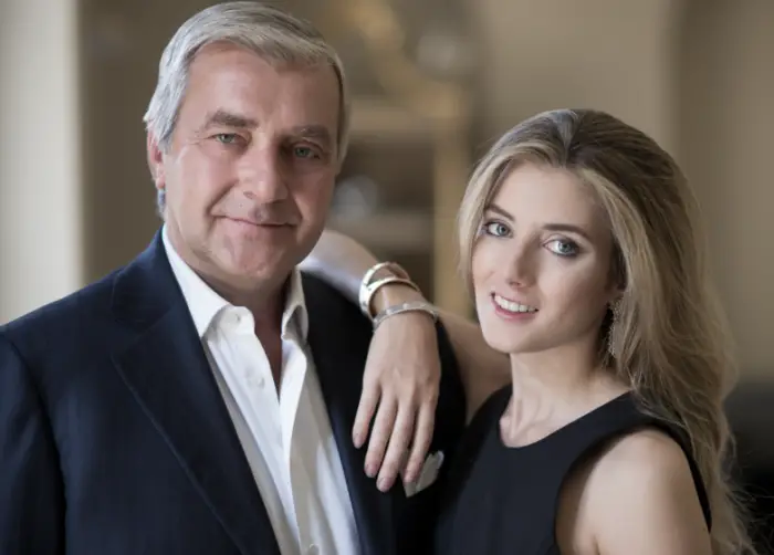 Andrea Buccellati and his daughter, Lucrezia