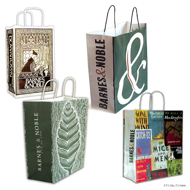 Barnes & Noble shopping bags from the past IIHIH