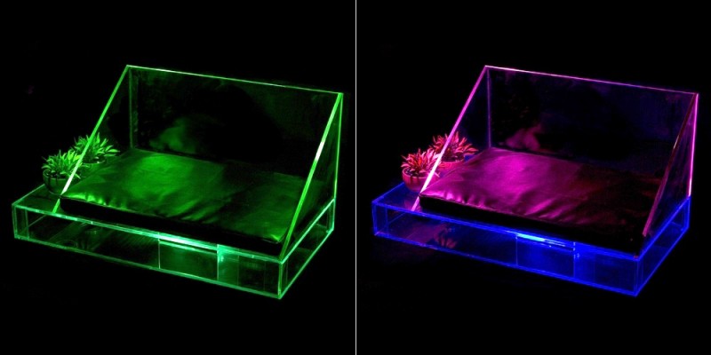 Exential LED color changing dog beds