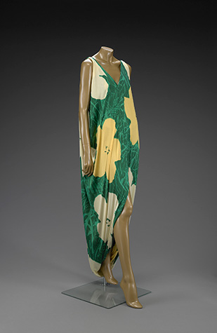 Halston warhol flower dress