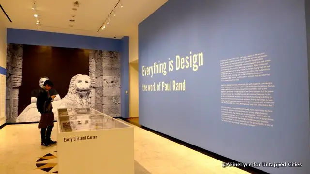 Paul Rand Everything is design exhibit