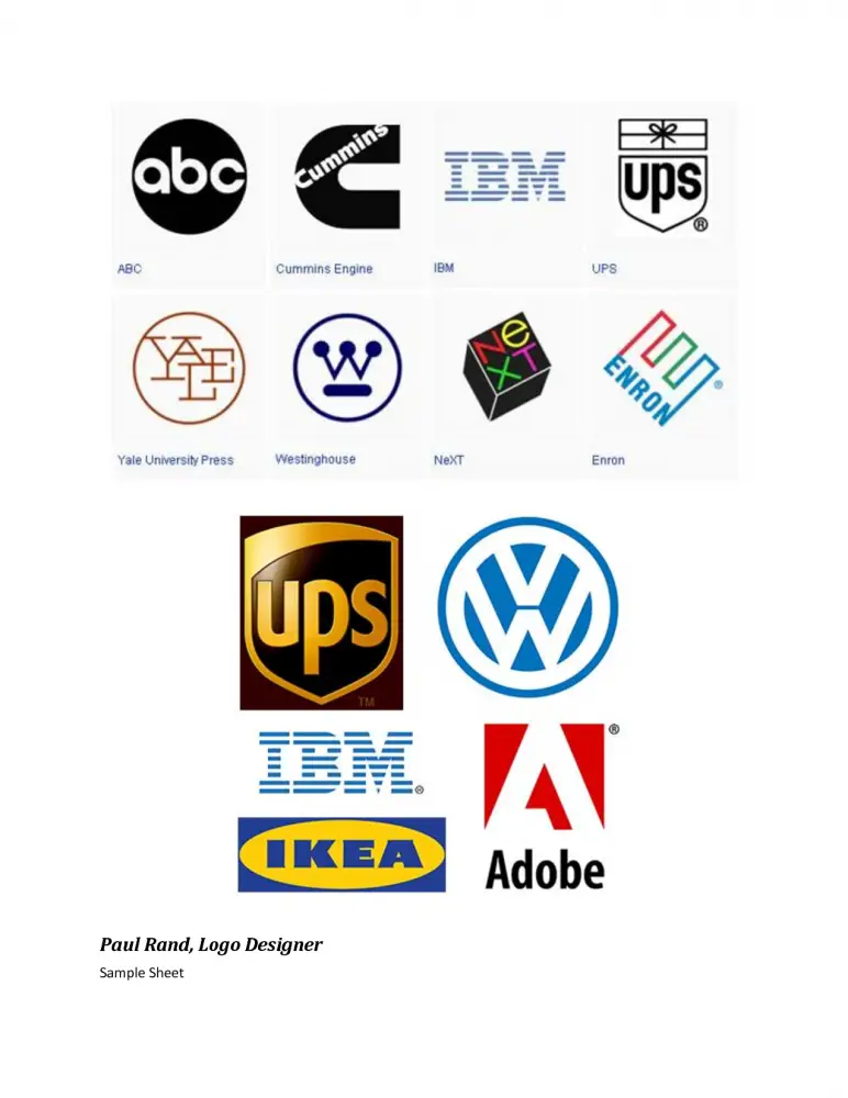 Paul Rand logos