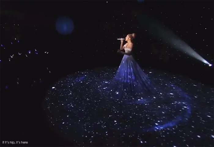 Jennifer Lopez Light Projection Dress