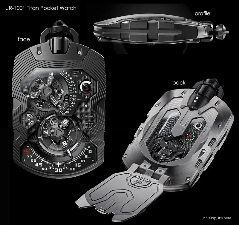 UR-1001 pocket watch all angles IIHIH