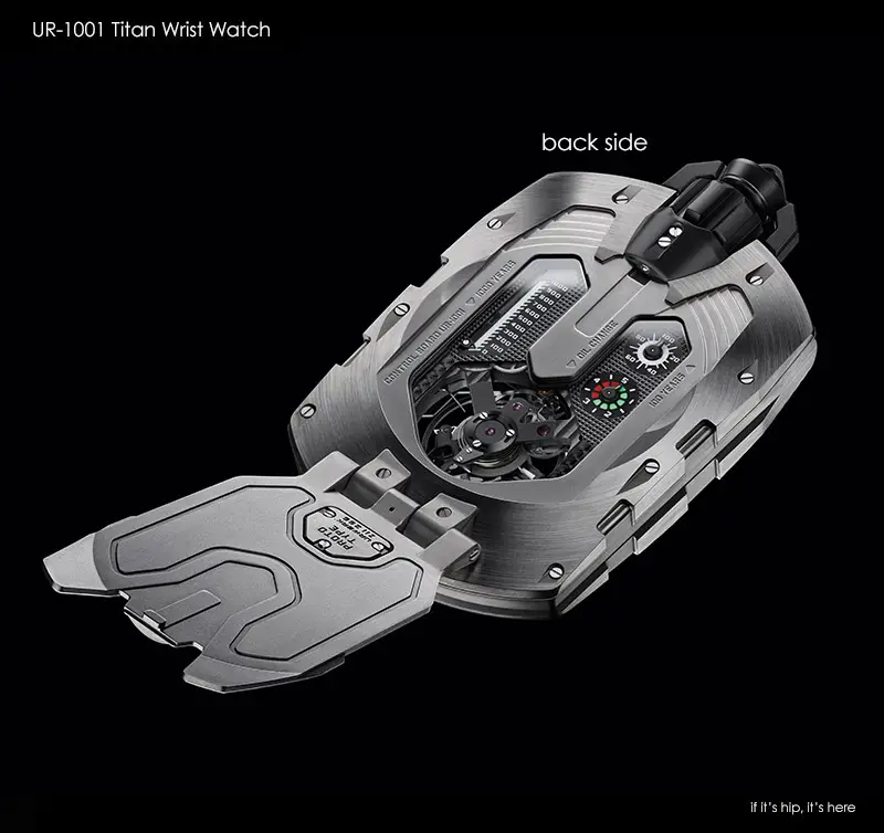 Urwerk Titan watch backside IIHIH