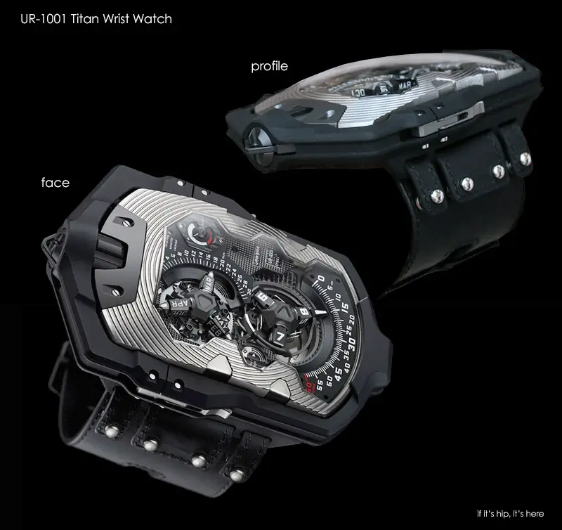Urwerk Titan watch front and profile IIHIH