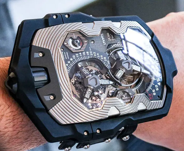 Read more about the article URWERK Unveils One Big Ass Wristwatch, The UR-1001 Titan.
