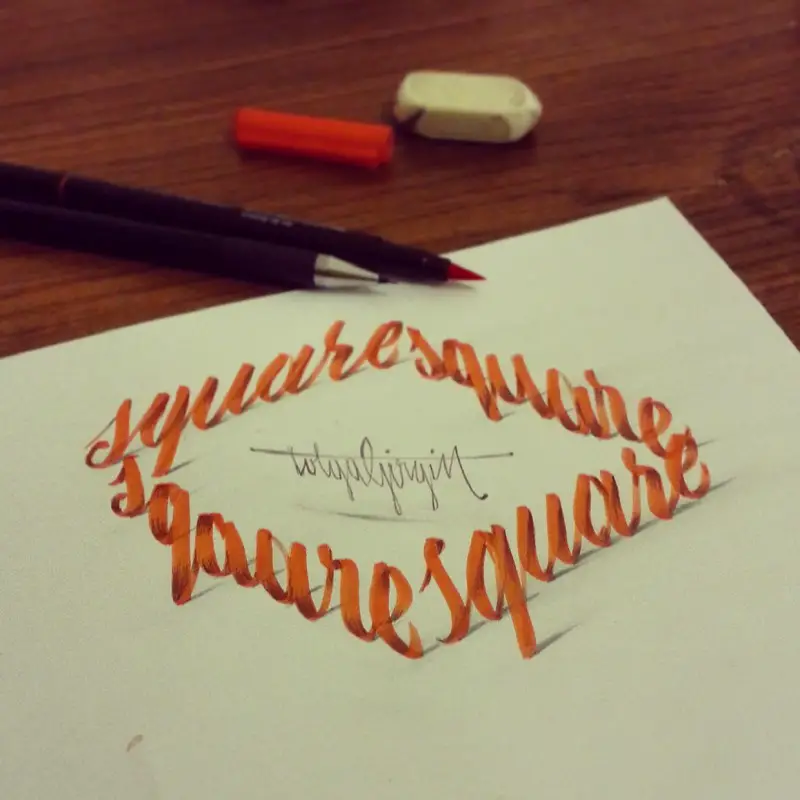 Tolga 3D Hand Lettering