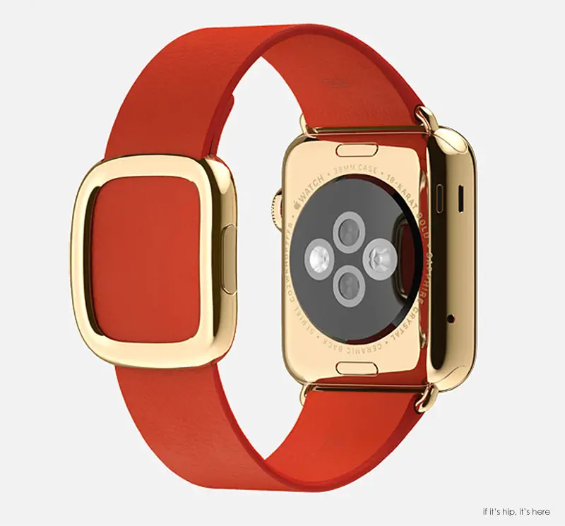apple 18k watch red modern buckle IIHIH