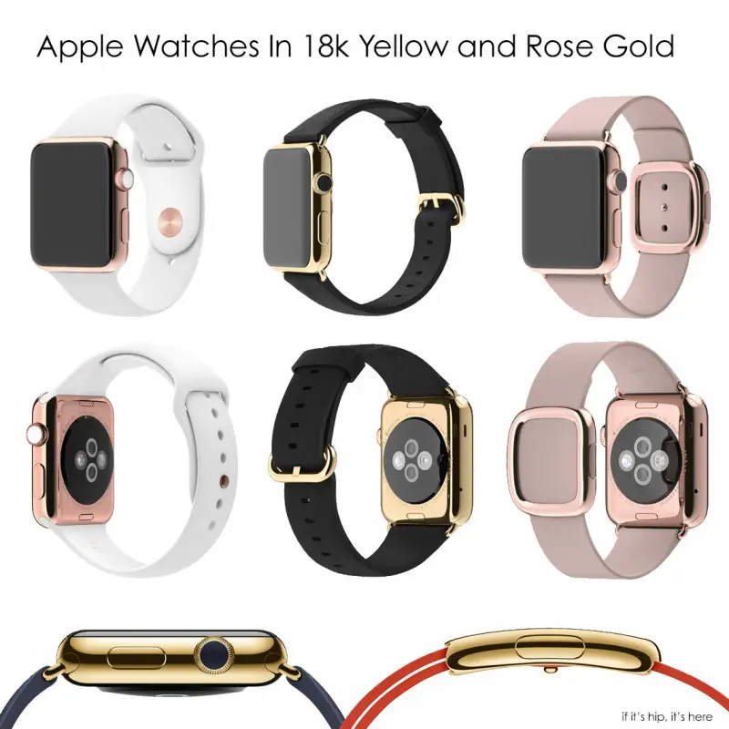 apple watches in gold IIHIH